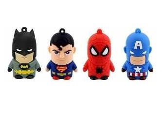 Pen Drive 8 Gb. Super Heróis