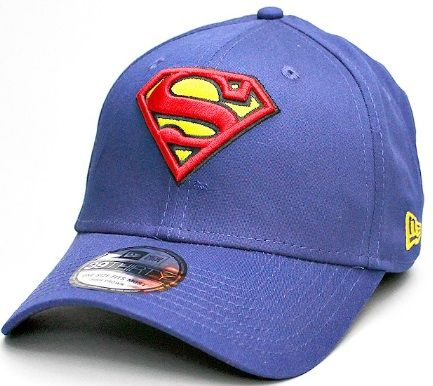 Boné aba curva Superman